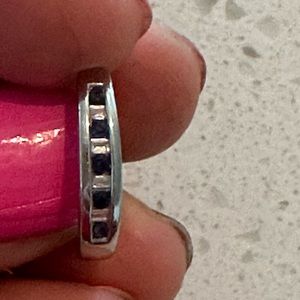 Sapphire & Diamond Earrings